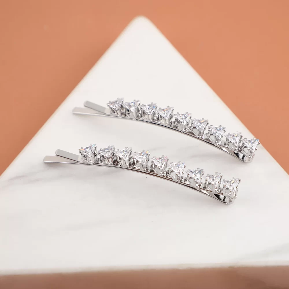 Sparkling Hair Decoration Zirconia Diamante Hairpin BP-Bobby Pin Barrettes Hair Accessories Clips - Image 3