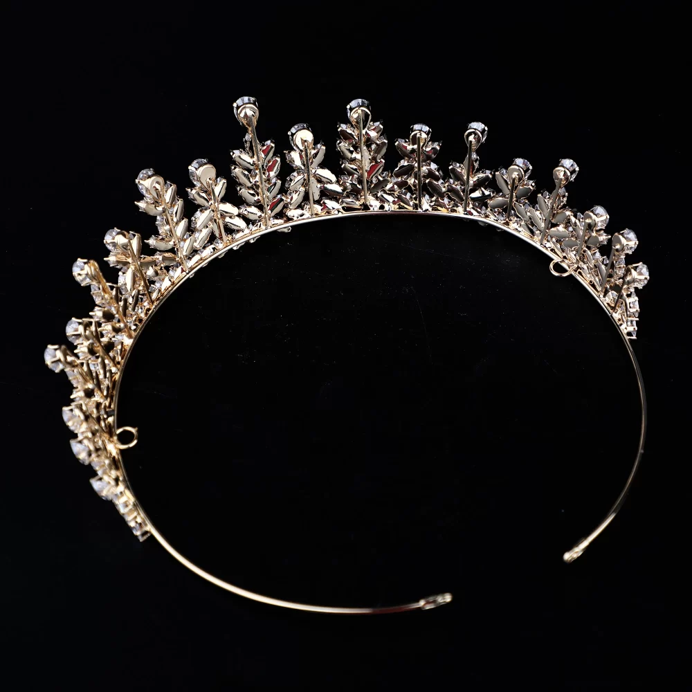 Platinum Plated/ Gold Plated Dainty Jewelry Zircon Crown for Wedding Hair Accessories Headpiece Wedding Tiaras and Bridal Tiara - Image 6