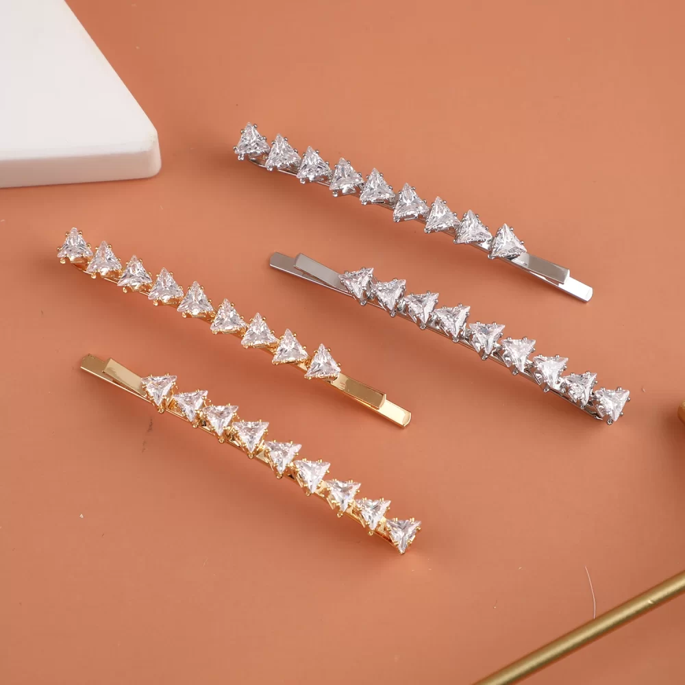 Sparkling Hair Decoration Zirconia Diamante Hairpin BP-Bobby Pin Barrettes Hair Accessories Clips - Image 5